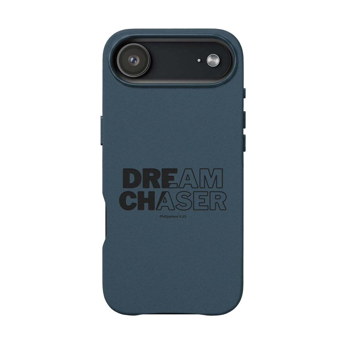Embossed 'Dream Chaser' PU Leather Phone Case - Slim Protective iPhone Cover