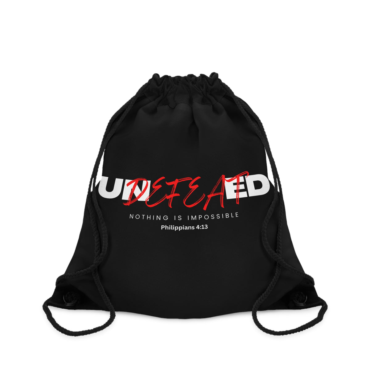 Undefeated Drawstring Gym Bag