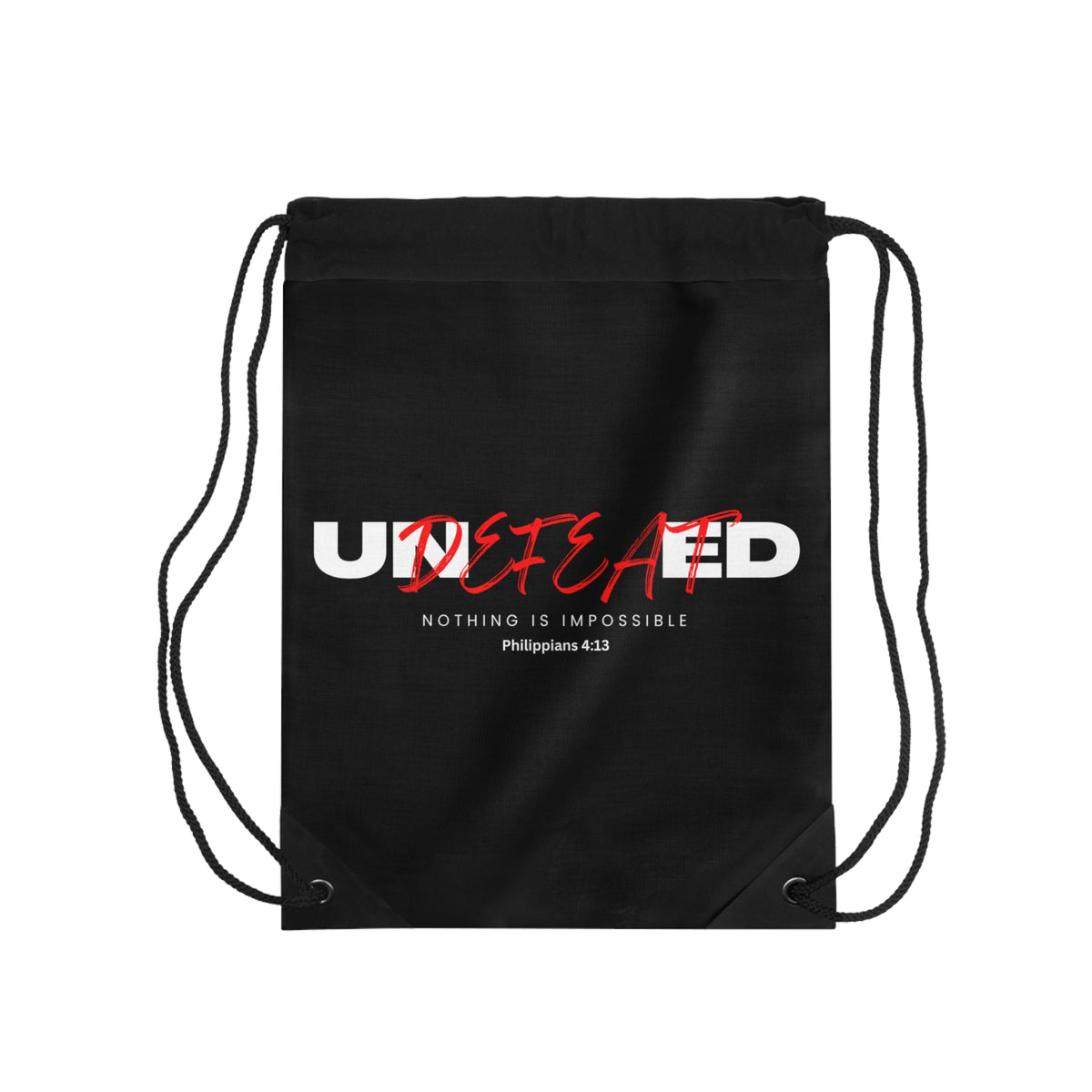Undefeated Drawstring Gym Bag